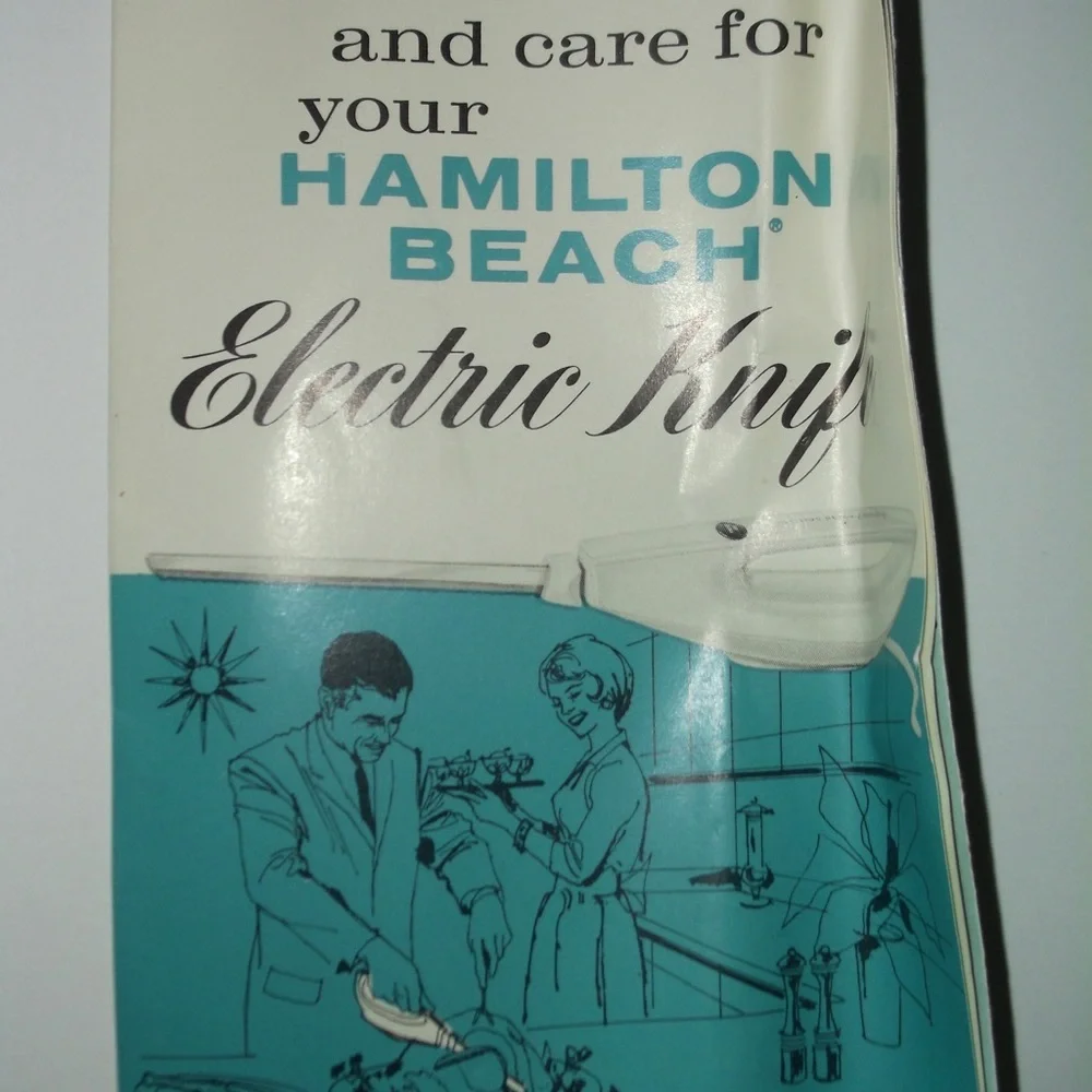 ORIGINAL Hamilton Beach Electric Knife 1967